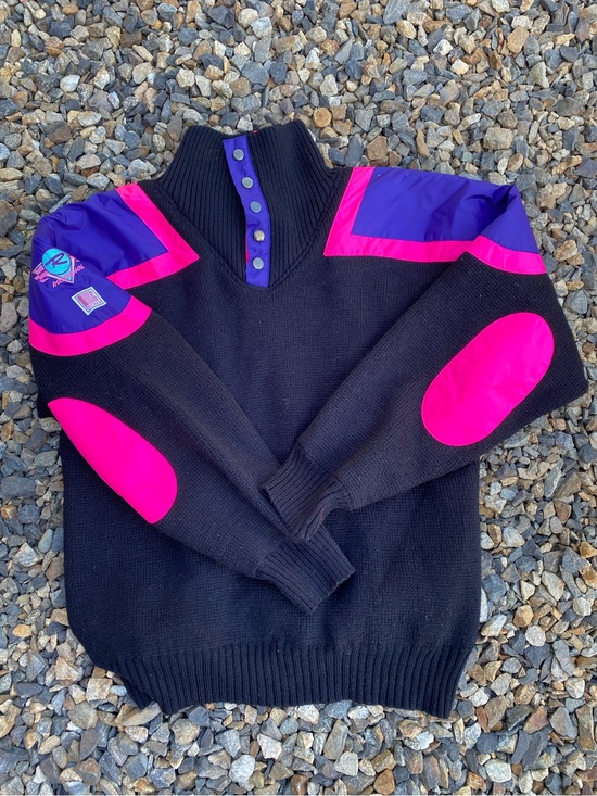 Rossignol Other - Rossignol Vintage 80’s 90’s Ski Sweater w Nylon Shell Lining